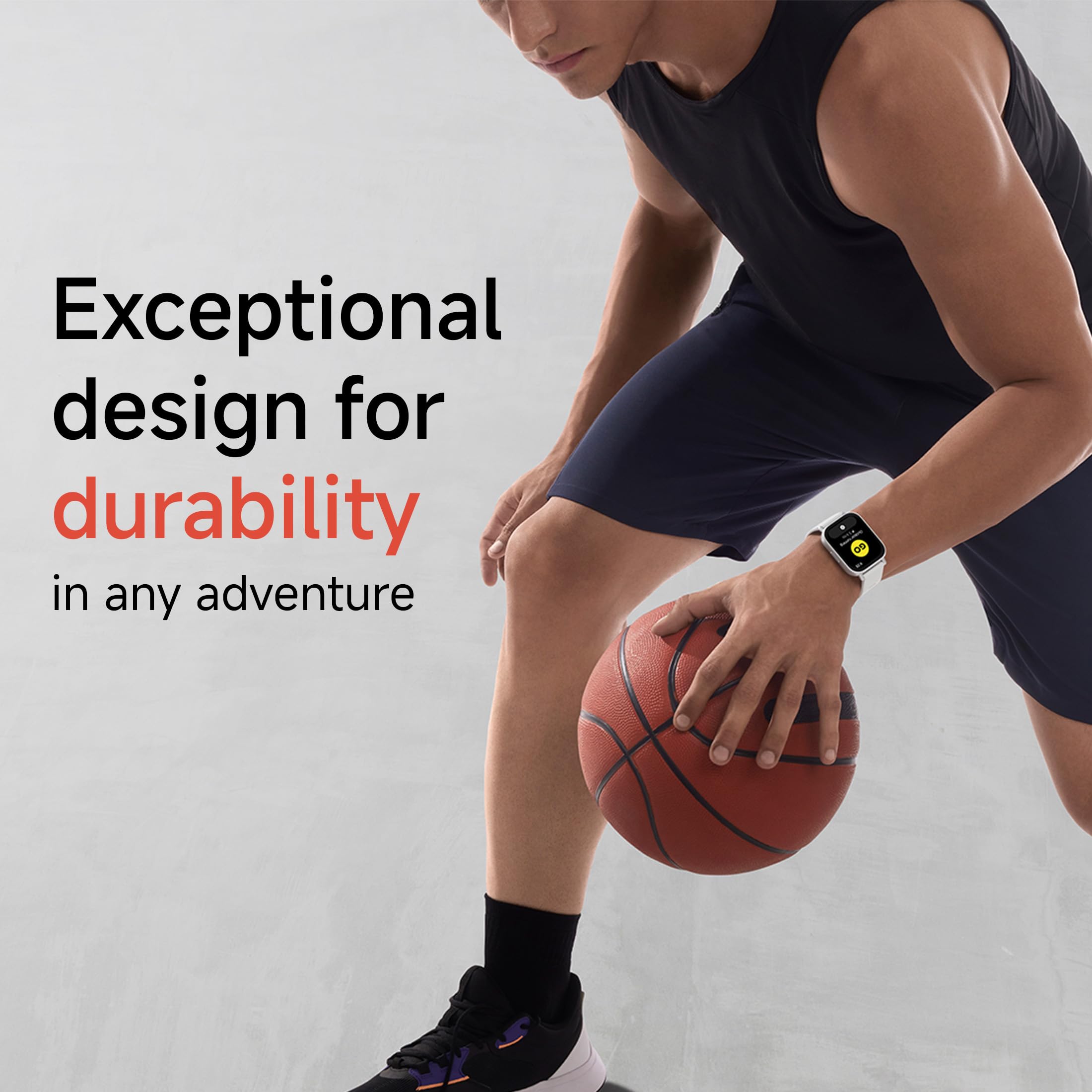 Redmi Watch 5 Active, 2" Display, Metal Body, 18 Day Battery, Bluetooth Calling, Advanced AI Noise Cancellation, Alexa, Matte Silver