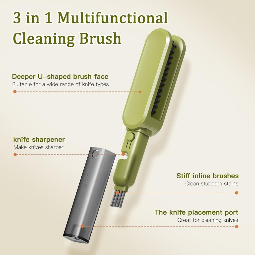 4 in 1 Double-Ended Kitchen Cutlery Cleaner Brush