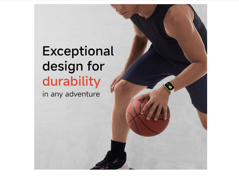 Redmi Watch 5 Active, 2" Display, Metal Body, 18 Day Battery, Bluetooth Calling, Advanced AI Noise Cancellation, Alexa, Matte Silver