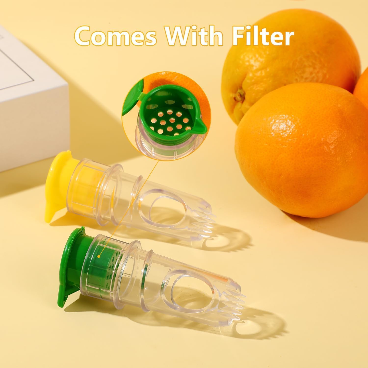 Lemon Lid Screw Top Squeezer 1 Pcs Citrus Juicer with Juice Dispenser Lid - Image 6