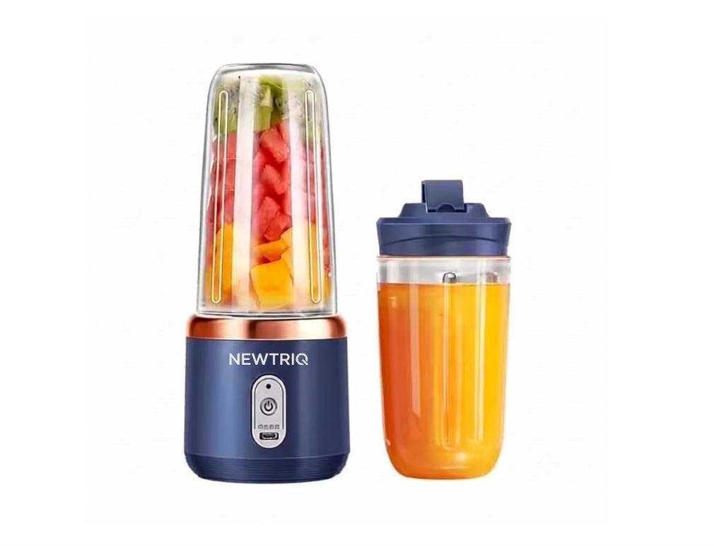 Portable Blender Electric Juicers Fruit Mixers USB Rechargeable Smoothie Mini Personal Juicer 6 Blades 3Gears With 1500 Mah Rechargeable Battery-Smoothie Blender