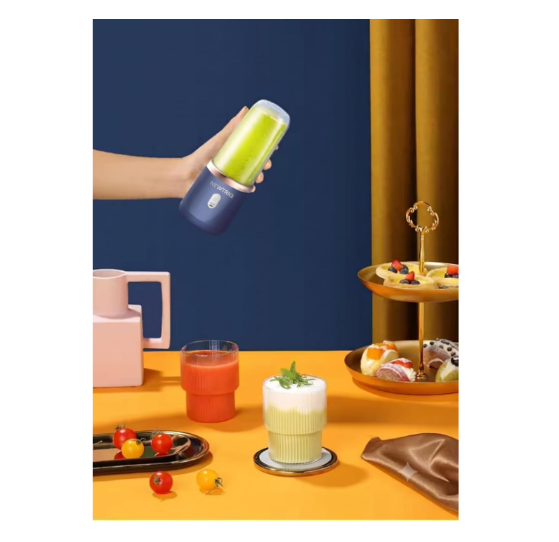 Portable Blender Electric Juicers Fruit Mixers USB Rechargeable Smoothie Mini Personal Juicer 6 Blades 3Gears With 1500 Mah Rechargeable Battery-Smoothie Blender - Image 2