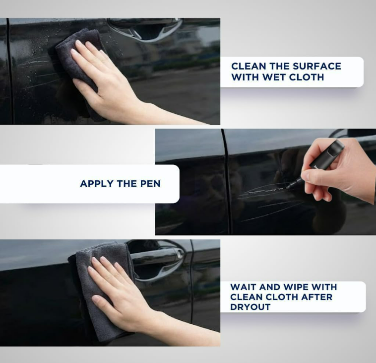 Car Scratch Remover Touch Up Paint Pen Automotive Car Paint Pen 2 In 1 Car Paint Scratch Repair for Deep Scratches Special-Purpose Car Paint - Image 5